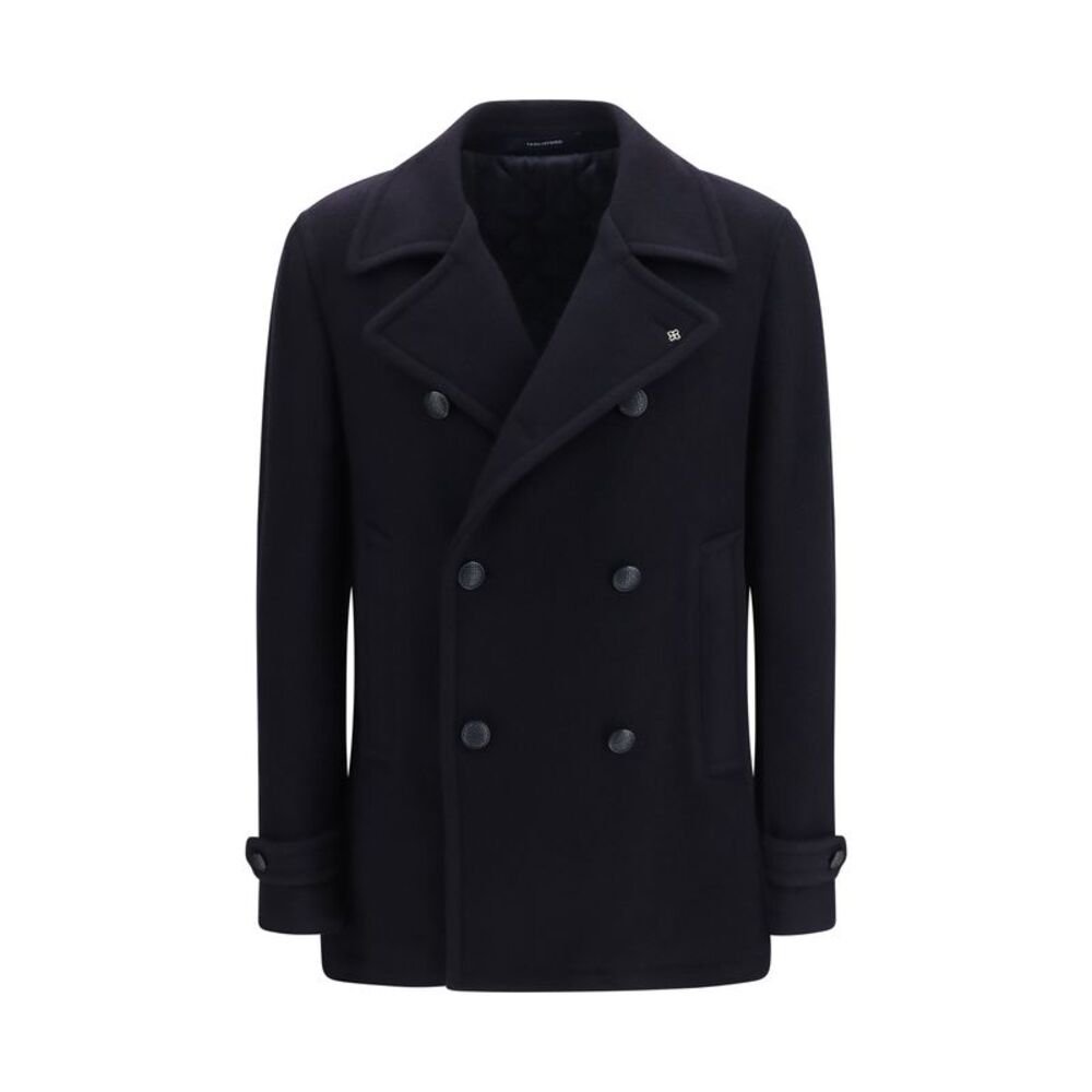 Tagliatore Men Wool Caban Coat